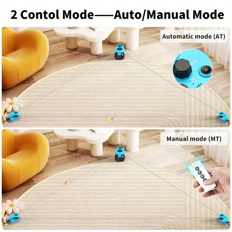 CuddliLine™ - Interactive Running Cat Toy