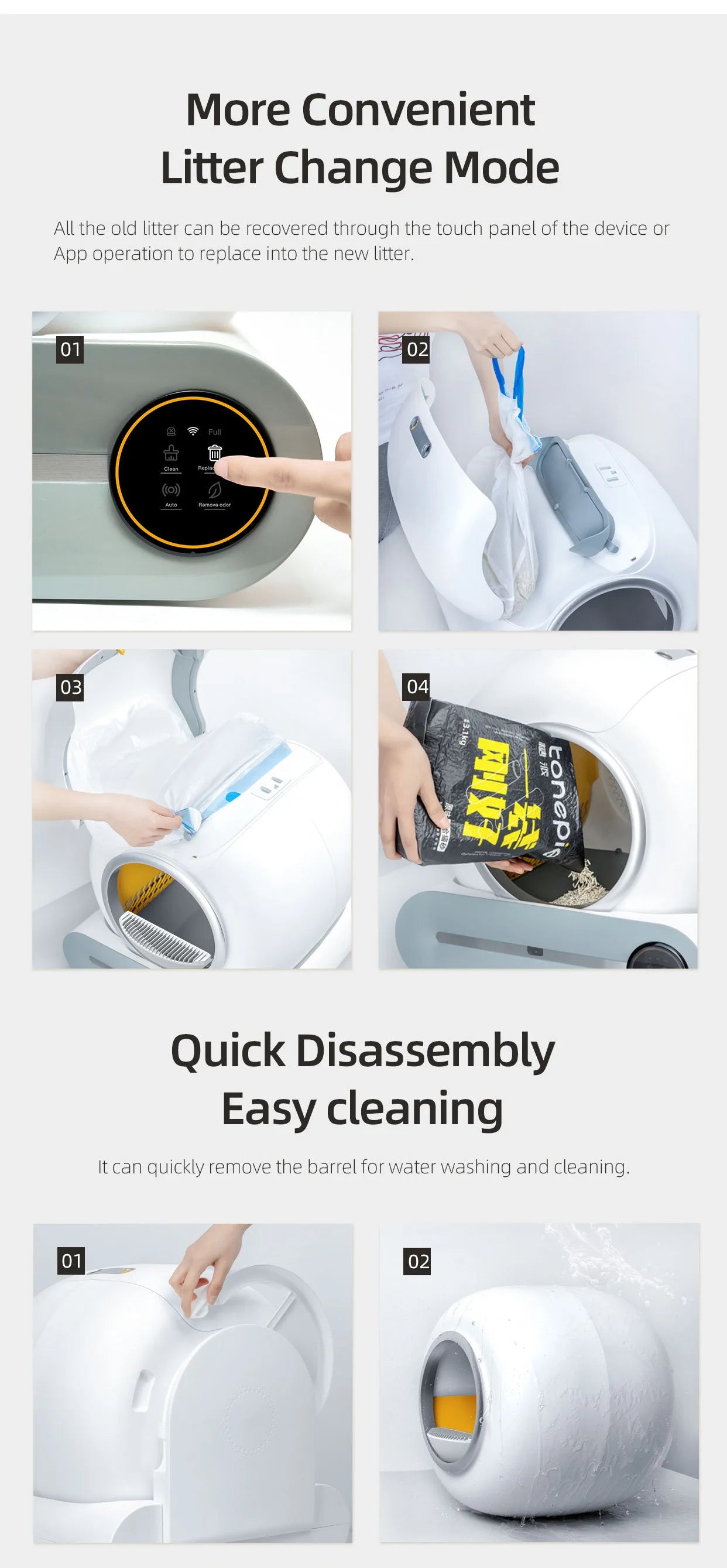 CuddLitter™ - Self Cleaning Litter Box