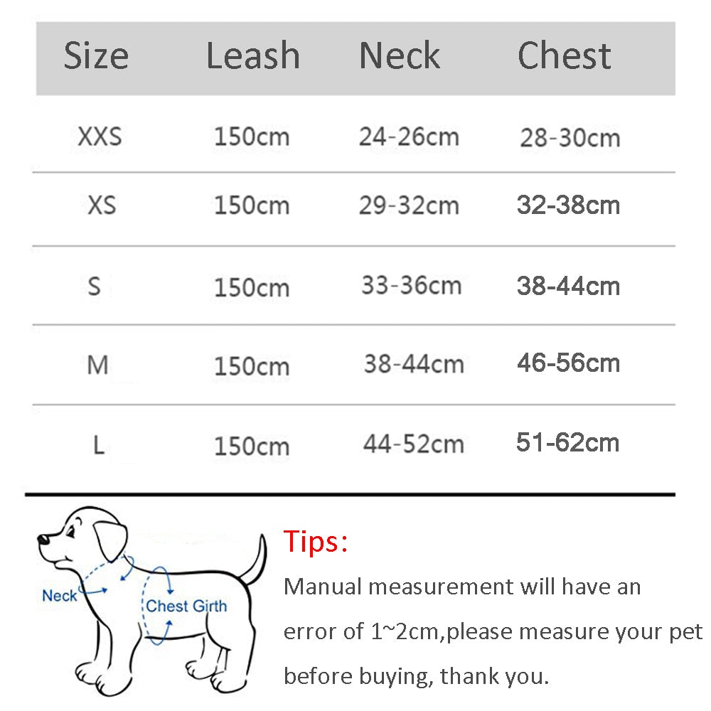 Cuddlio® Mini Pet Harness Leash Set