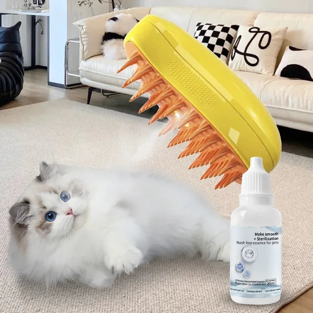 CuddliComb⢠Steam Brush Wash Free Essence