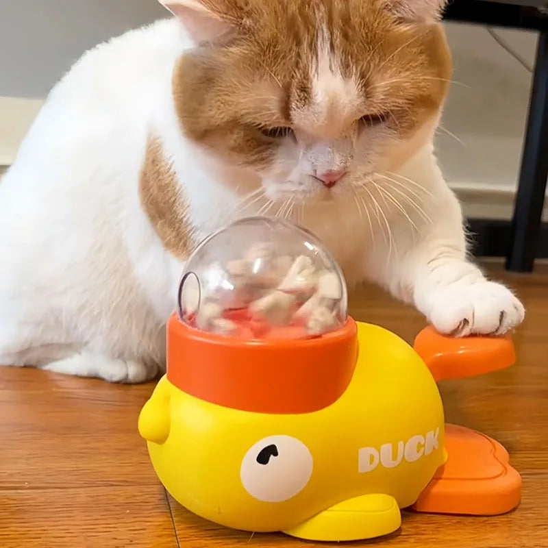 CuddliDuck™ - Interactive Pet Feeder.
