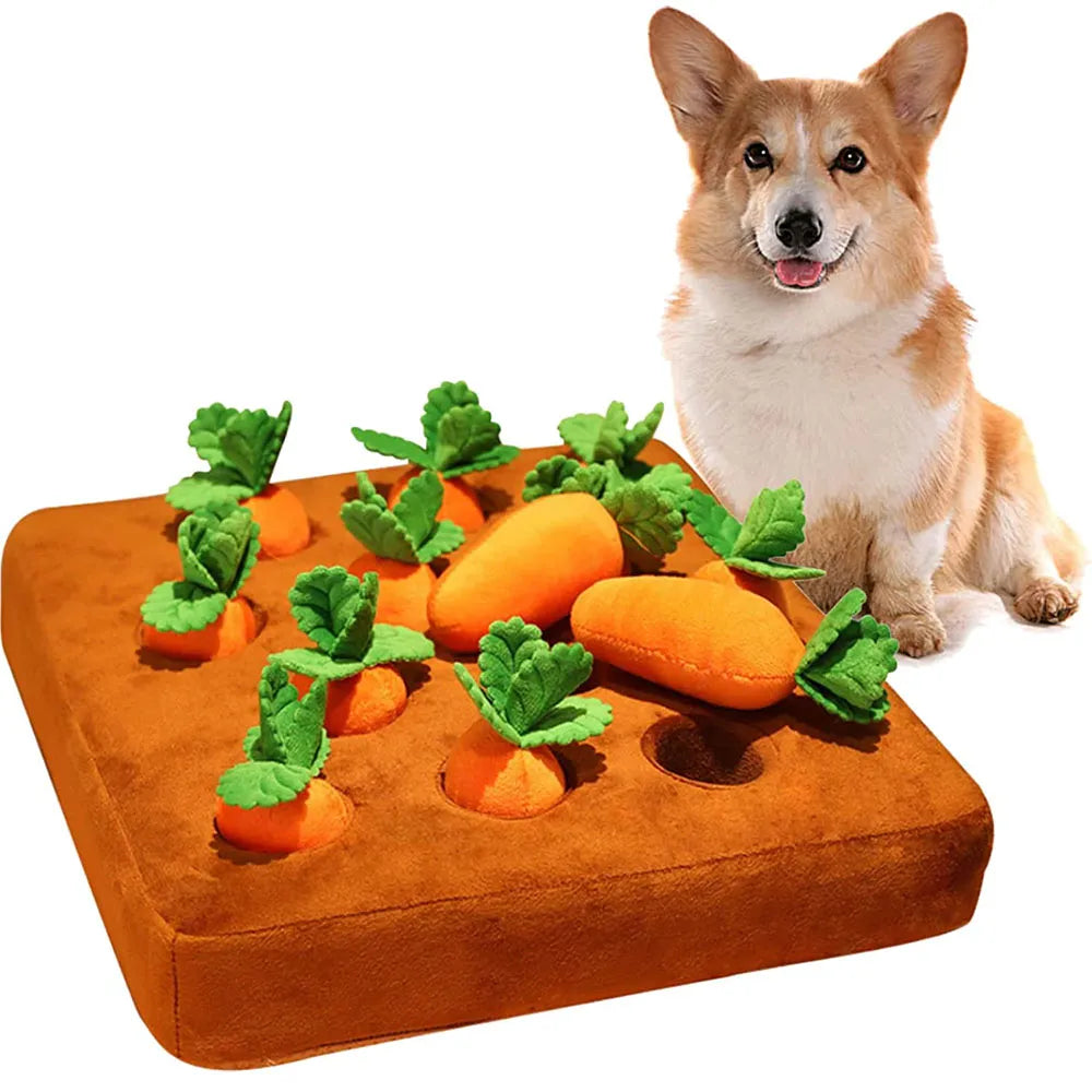 Cuddlio® Carrot Garden Dog Toy