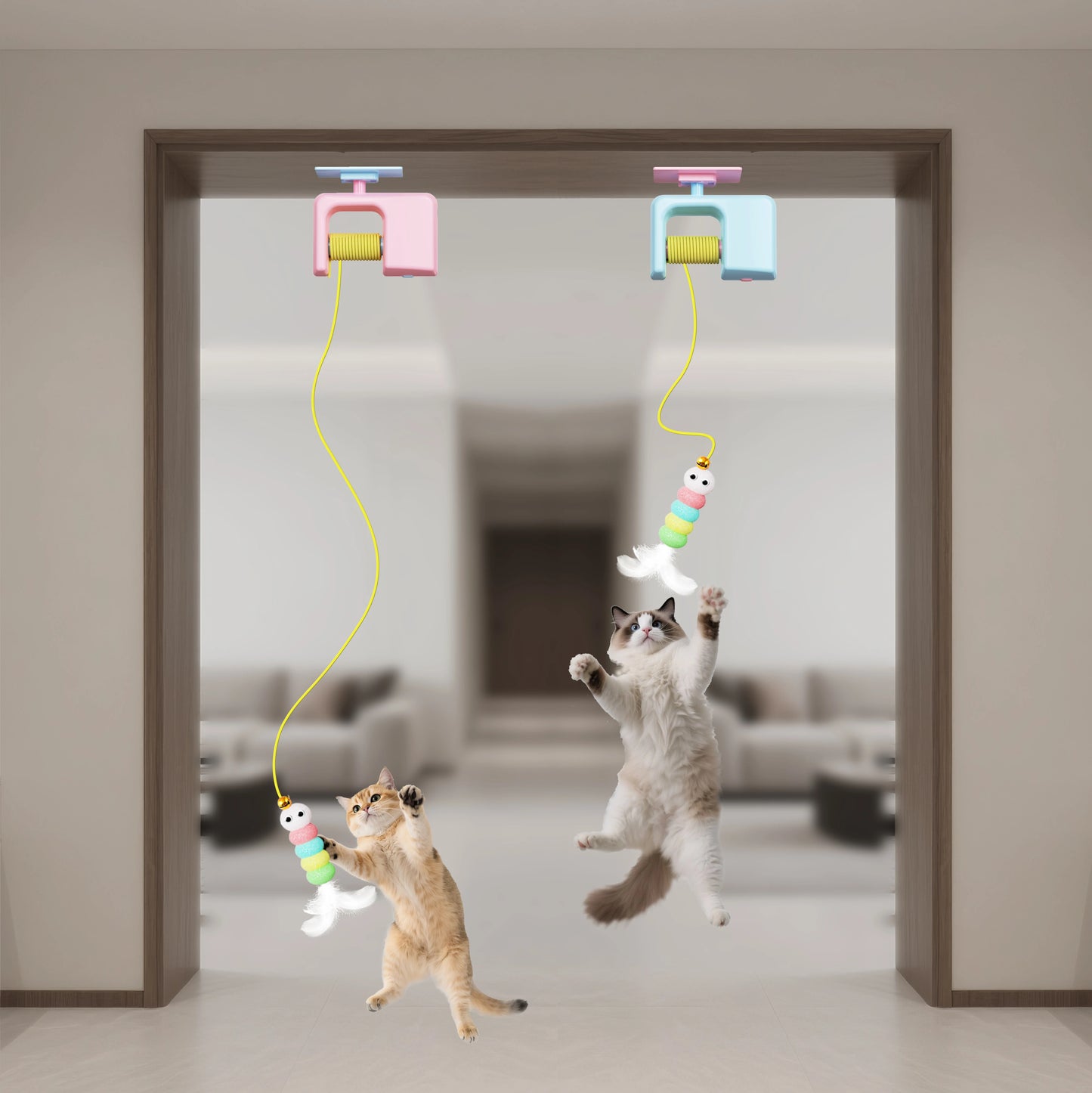 CuddliYo-Yo™ - Interactive Cat Enrichment Toy