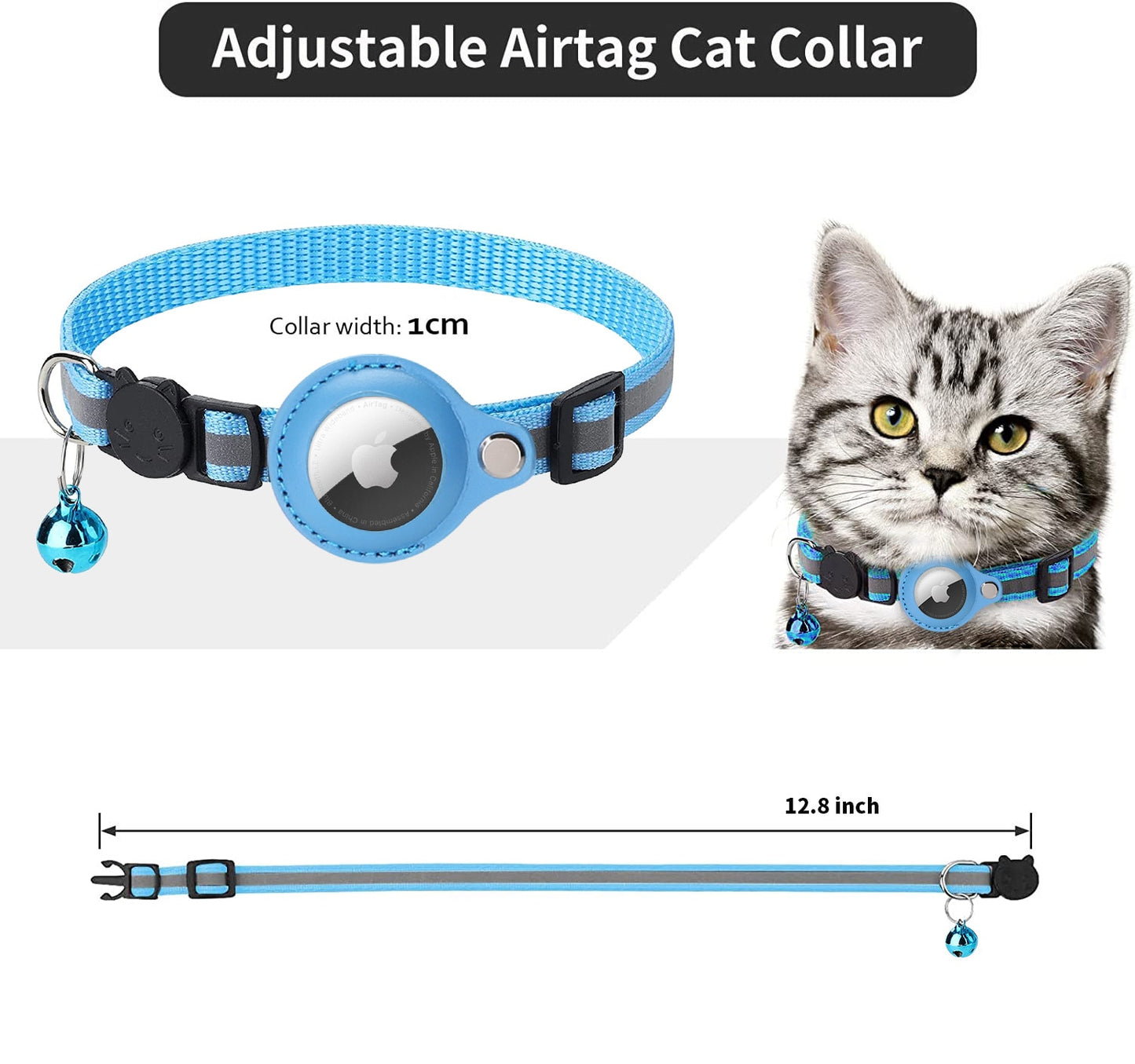 Cuddlio® AirTag Cat Collar