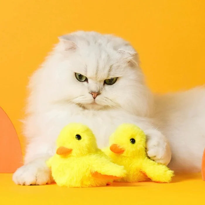 CuddliQuack™: Flapping Quacking Cat Toy