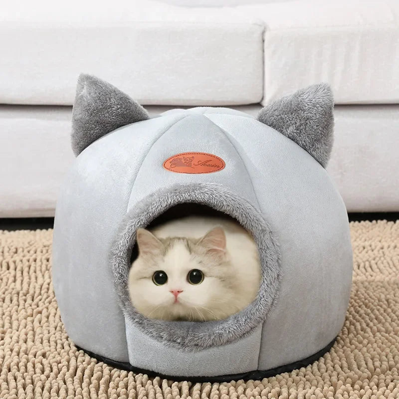 CuddliDen™ - Cozy Calming Cat Cave