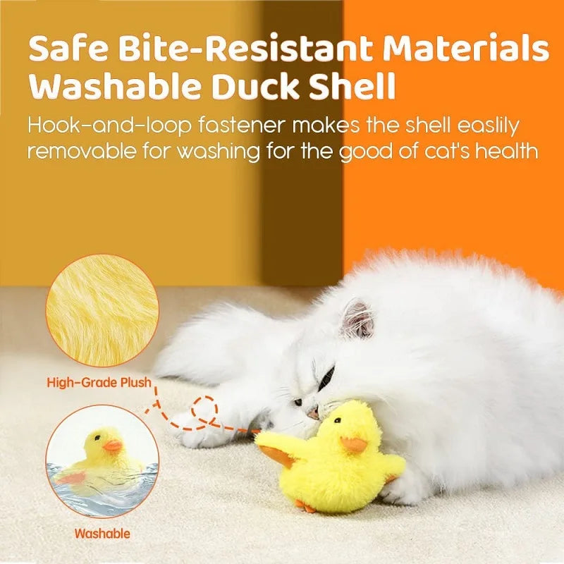 CuddliDuck™: Flapping Quacking Cat Toy