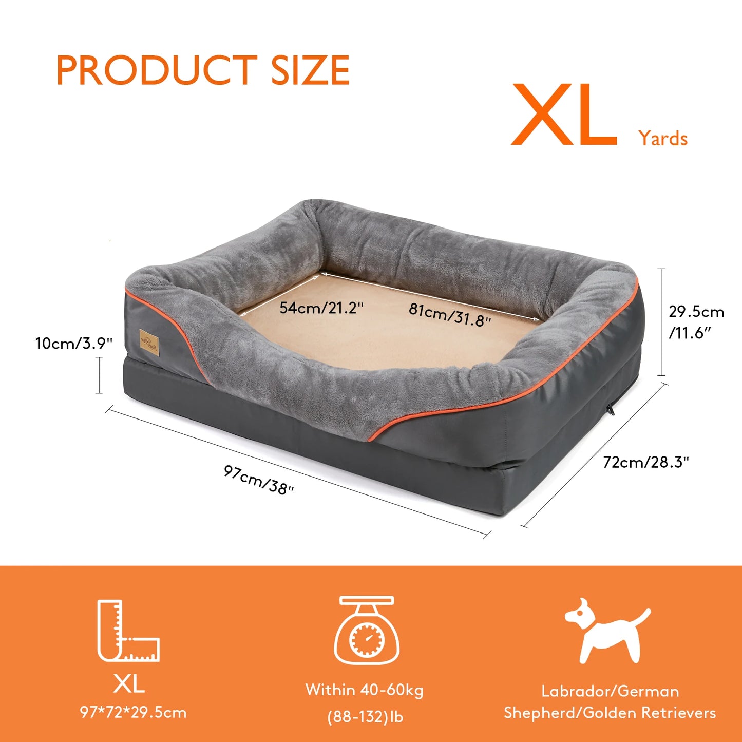 CuddliSoft™ - Luxury Water-Proof Orthopedic Ultra-Soft Dog Bed