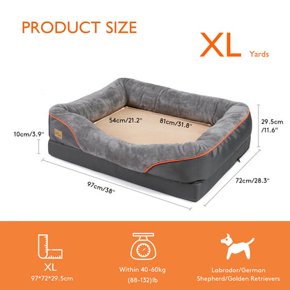CuddliSoft™ - Luxury Water-Proof Orthopedic Ultra-Soft Dog Bed