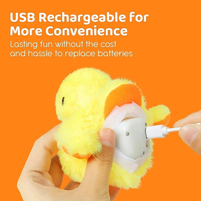 CuddliDuck™: Flapping Quacking Cat Toy