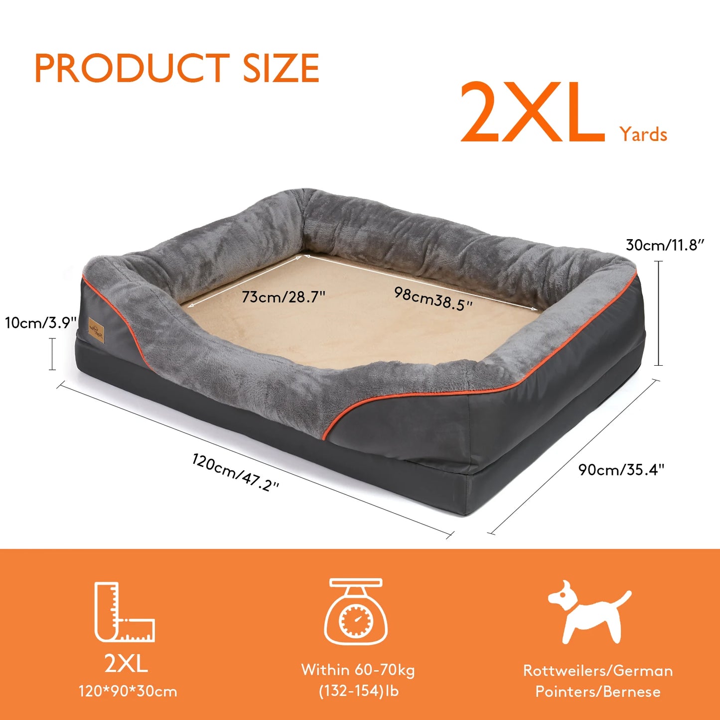 CuddliSoft™ - Luxury Water-Proof Orthopedic Ultra-Soft Dog Bed