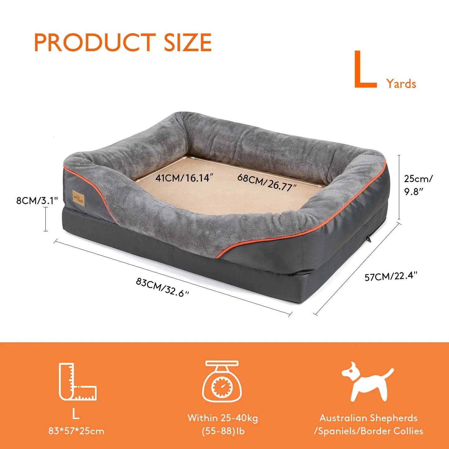 CuddliSoft™ - Luxury Water-Proof Orthopedic Ultra-Soft Dog Bed